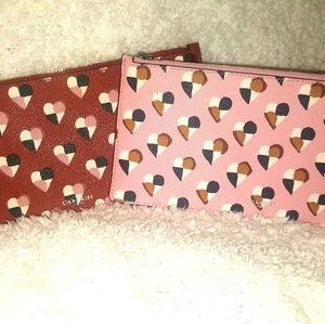 Coach zipper pouches bundle